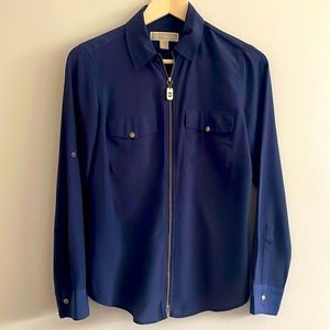 Michael Kors Long-Sleeve Blouse